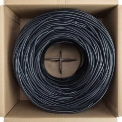 NavePoint CAT6 Bulk Network CCA Cable Ethernet UTP Plenum Jacket - 1000 Ft Black 8 NavePoint CAT6 Bulk Network CCA Cable Ethernet UTP Plenum Jacket - 1000 Ft Black -Server Cabinet Accessories 00406261 3 60348.1636141346