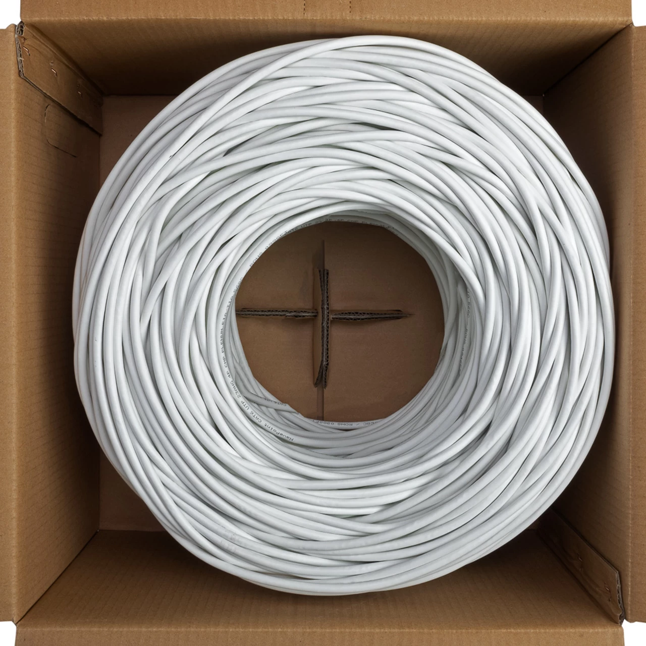 NavePoint CAT6 Bulk Network CCA Cable Ethernet UTP Plenum Jacket - 1000 Ft White 5 NavePoint CAT6 Bulk Network CCA Cable Ethernet UTP Plenum Jacket - 1000 Ft White - Image 3
