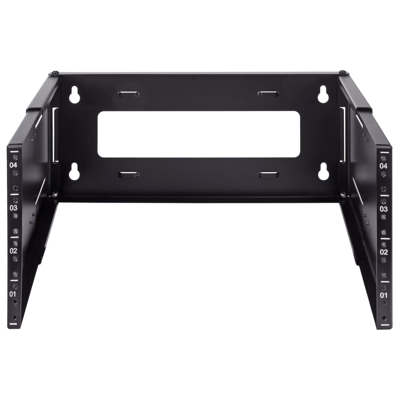 NavePoint 4U Adjustable Depth Wallmount Bracket Threaded 3 NavePoint 4U Adjustable Depth Wallmount Bracket Threaded