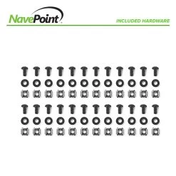 NavePoint 15U Portable Rolling Rack -Server Cabinet Accessories 00406275 6 03743.1636141873