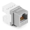 NavePoint 180 Degree Cat5e Keystone Jack Gray 25-Pack -Server Cabinet Accessories 00406328 2 65818.1636141886
