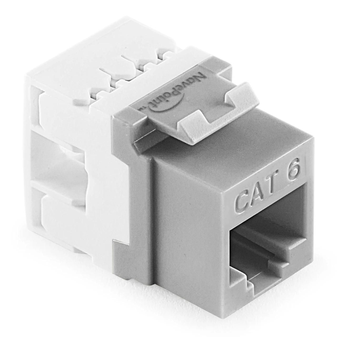 NavePoint 180 Degree Cat6 Keystone Jack Gray 25-Pack 4 NavePoint 180 Degree Cat6 Keystone Jack Gray 25-Pack - Image 2