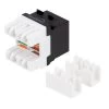 CAT6 Keystone Jack, Snap-In, 180-Degree Termination, Thermoplastic , Black, 50-Pack, CE Compliant 1 CAT6 Keystone Jack, Snap-In, 180-Degree Termination, Thermoplastic , Black, 50-Pack, CE Compliant -Server Cabinet Accessories 00406354 1 65251.1655911757