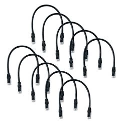 NavePoint Cat5e UTP Ethernet Network Patch Cable UL Listed - 1 Ft. Black 10-Pack 9 NavePoint Cat5e UTP Ethernet Network Patch Cable UL Listed - 1 Ft. Black 10-Pack -Server Cabinet Accessories 00406391 3 19891.1636141983