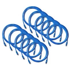 NavePoint Cat6 UTP Ethernet Network Patch Cable UL Listed - 10 Ft. Blue 10-Pack -Server Cabinet Accessories 00406418 3 20540.1636142024