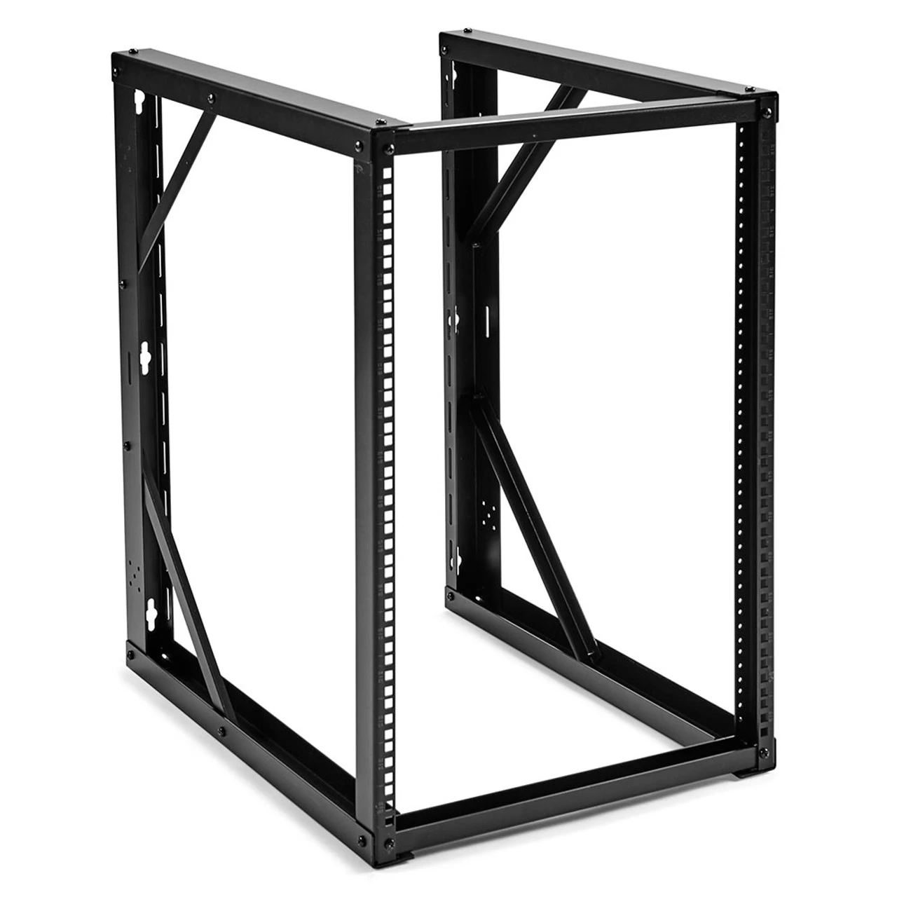 NavePoint 15U Wall-Mount Open Frame Rack 24.81" Depth, Threaded 4 NavePoint 15U Wall-Mount Open Frame Rack 24.81" Depth, Threaded - Image 2