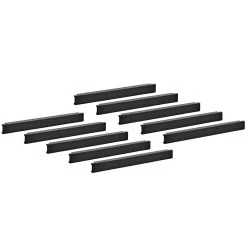 NavePoint 1U Blanking Panel, Toolless Mounting, 10 Pack 7 NavePoint 1U Blanking Panel, Toolless Mounting, 10 Pack -Server Cabinet Accessories 00406443 3 78115.1636142064