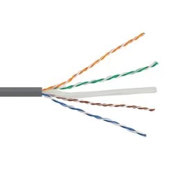 NavePoint CAT5e Bulk Network Cable Ethernet UTP CMR - 1000 Ft Grey 9 NavePoint CAT5e Bulk Network Cable Ethernet UTP CMR - 1000 Ft Grey -Server Cabinet Accessories 00406456 4 79235.1636142113