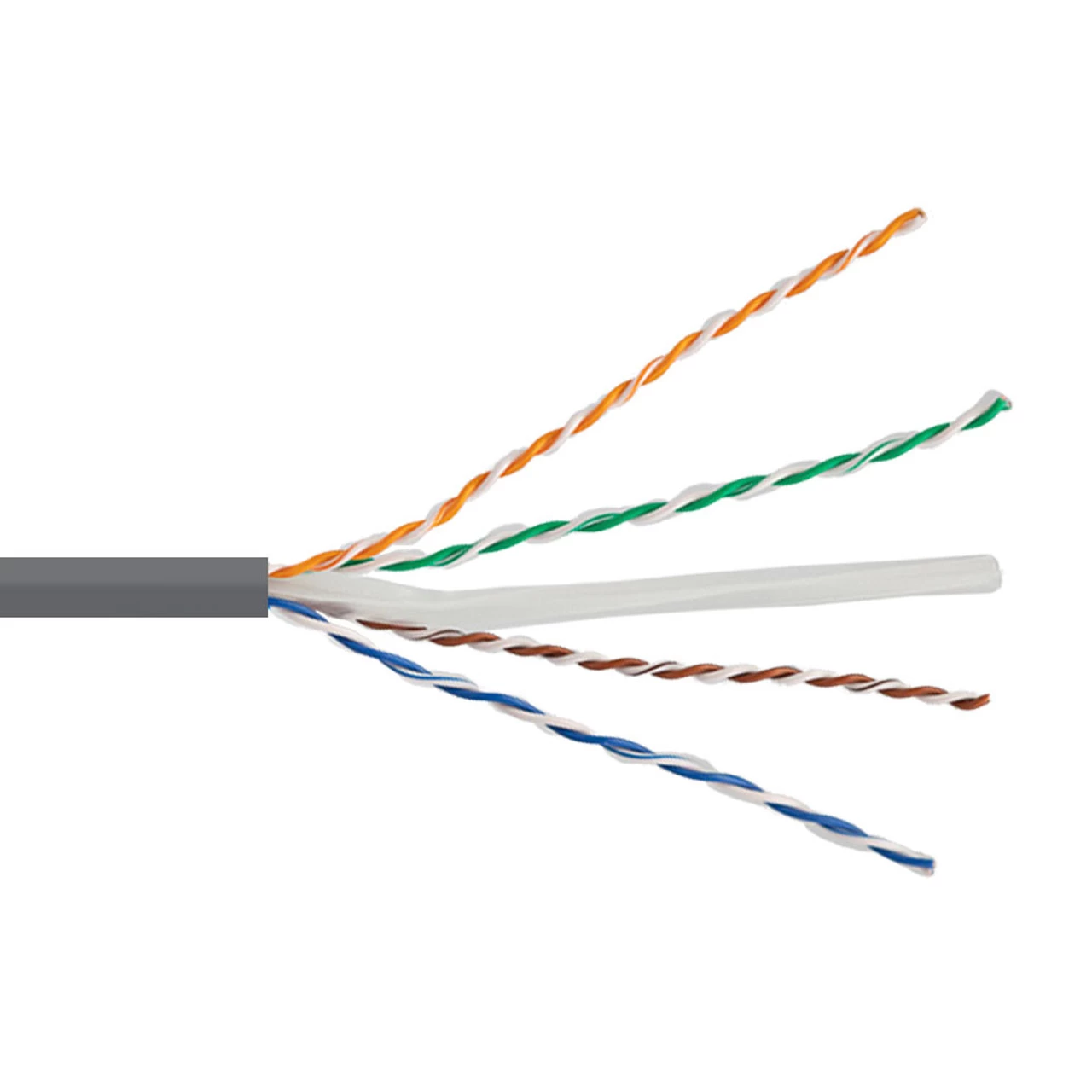 NavePoint CAT5e Bulk Network Cable Ethernet UTP CMR - 1000 Ft Grey 6 NavePoint CAT5e Bulk Network Cable Ethernet UTP CMR - 1000 Ft Grey - Image 4