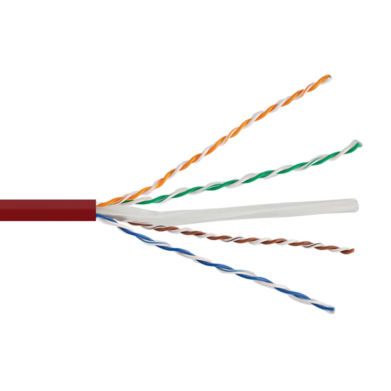 NavePoint CAT5e Bulk Network Cable Ethernet UTP CMR - 1000 Ft Red 6 NavePoint CAT5e Bulk Network Cable Ethernet UTP CMR - 1000 Ft Red - Image 4