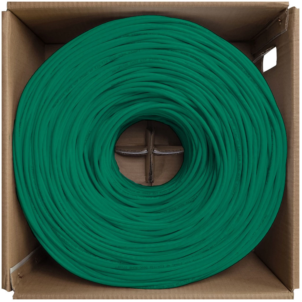 NavePoint CAT6 Bulk Network Cable Ethernet UTP CMR - 1000 Ft Green 5 NavePoint CAT6 Bulk Network Cable Ethernet UTP CMR - 1000 Ft Green - Image 3