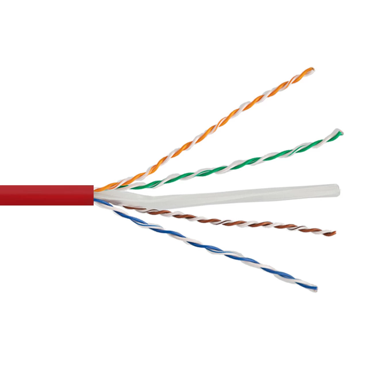 NavePoint CAT6 Bulk Network Cable Ethernet UTP CMR - 1000 Ft Red 6 NavePoint CAT6 Bulk Network Cable Ethernet UTP CMR - 1000 Ft Red - Image 4