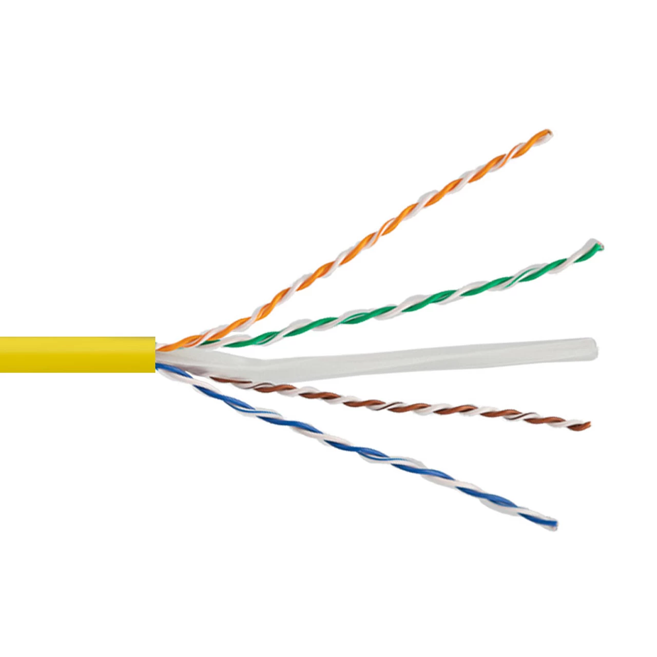 NavePoint CAT6 Bulk Network Cable Ethernet UTP CMR - 1000 Ft Yellow 6 NavePoint CAT6 Bulk Network Cable Ethernet UTP CMR - 1000 Ft Yellow - Image 4