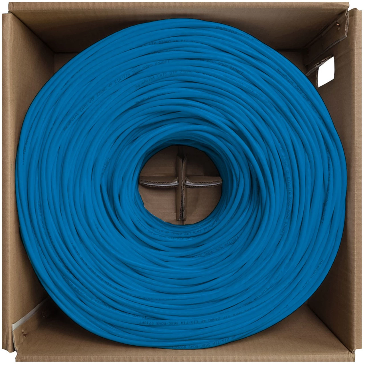 NavePoint CAT6 Bulk Network Cable Ethernet UTP Plenum CMP - 1000 Ft Blue 5 NavePoint CAT6 Bulk Network Cable Ethernet UTP Plenum CMP - 1000 Ft Blue - Image 3