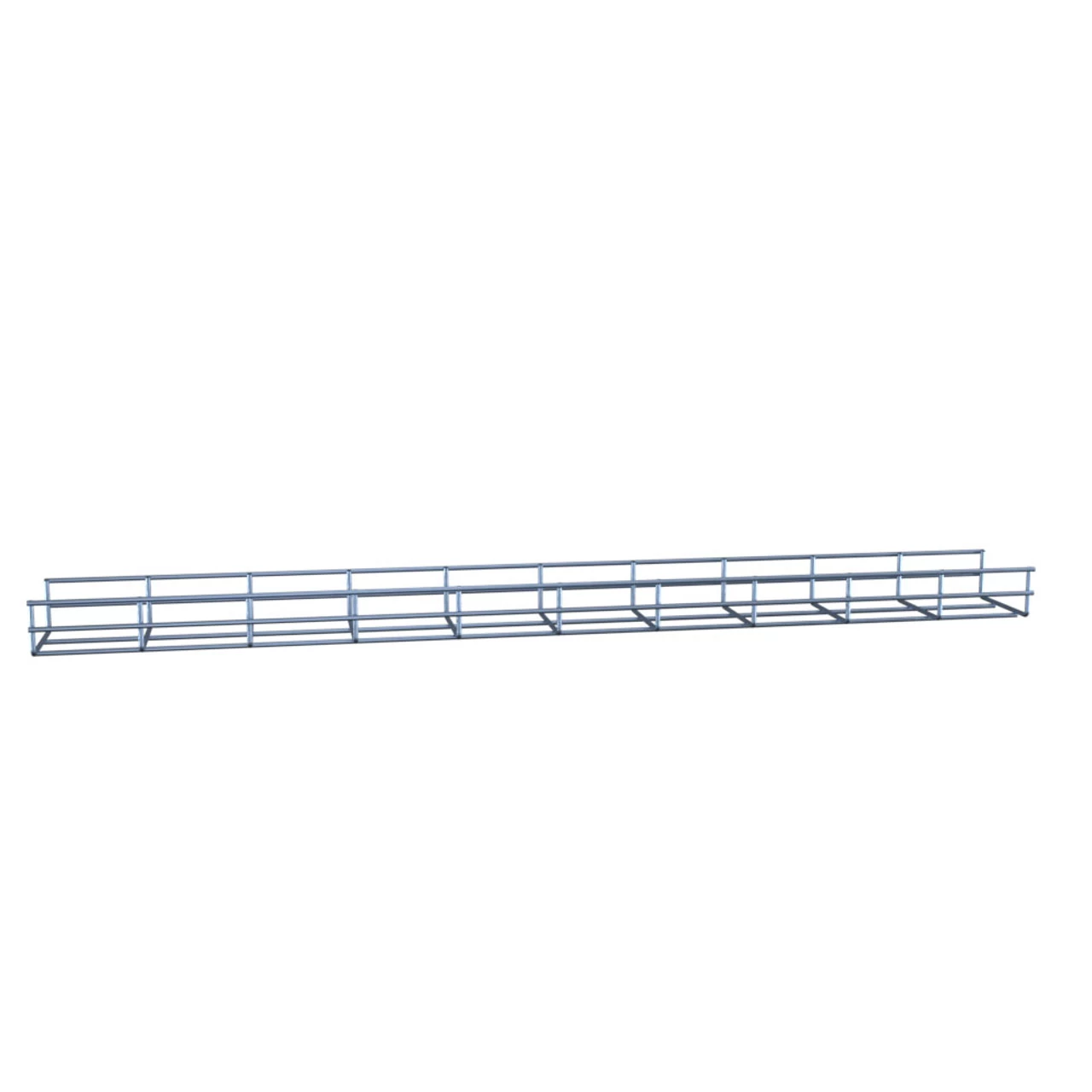 NavePoint Electro Zinc Plated Wire Mesh Cable Tray, 3.94"W X 1.97"D X 118.12"L , 8 Pack 5 NavePoint Electro Zinc Plated Wire Mesh Cable Tray, 3.94"W X 1.97"D X 118.12"L , 8 Pack - Image 3