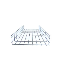 NavePoint Electro Zinc Plated Wire Mesh Cable Tray, 15.75"W X 3.94"D X 118.12"L , 4 Pack