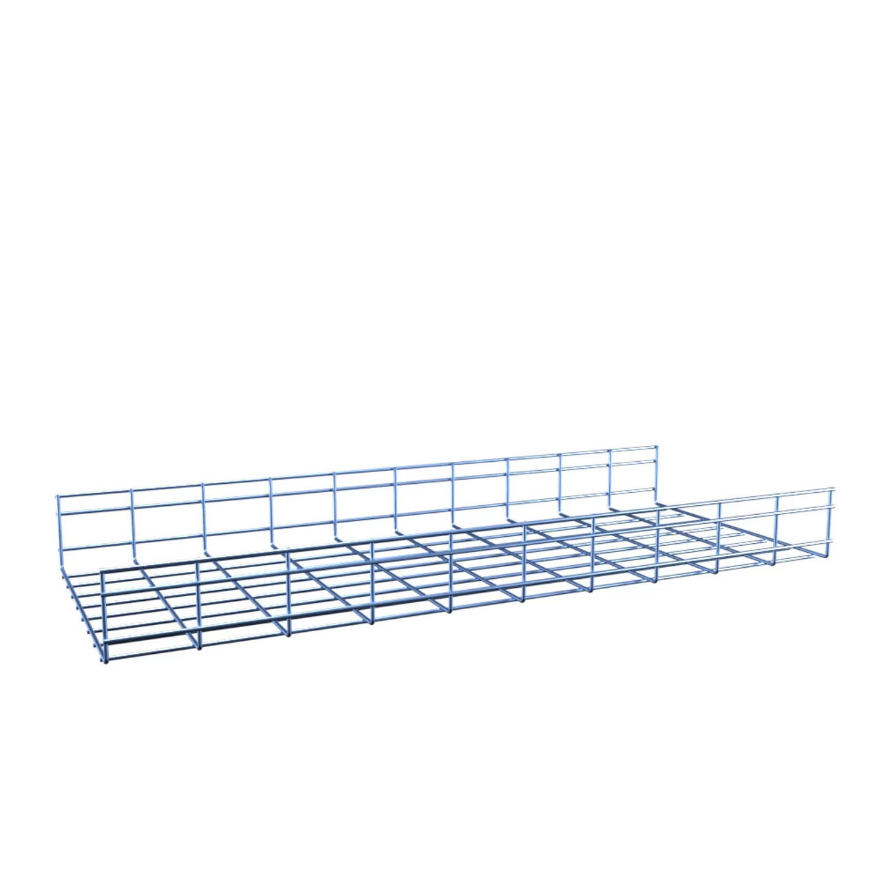 NavePoint Electro Zinc Plated Wire Mesh Cable Tray, 15.75"W X 3.94"D X 118.12"L , 4 Pack 5 NavePoint Electro Zinc Plated Wire Mesh Cable Tray, 15.75"W X 3.94"D X 118.12"L , 4 Pack - Image 3
