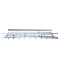NavePoint Electro Zinc Plated Wire Mesh Cable Tray, 15.75"W X 3.94"D X 118.12"L , 4 Pack 10 NavePoint Electro Zinc Plated Wire Mesh Cable Tray, 15.75"W X 3.94"D X 118.12"L , 4 Pack -Server Cabinet Accessories 00406494 4 78178.1648679342