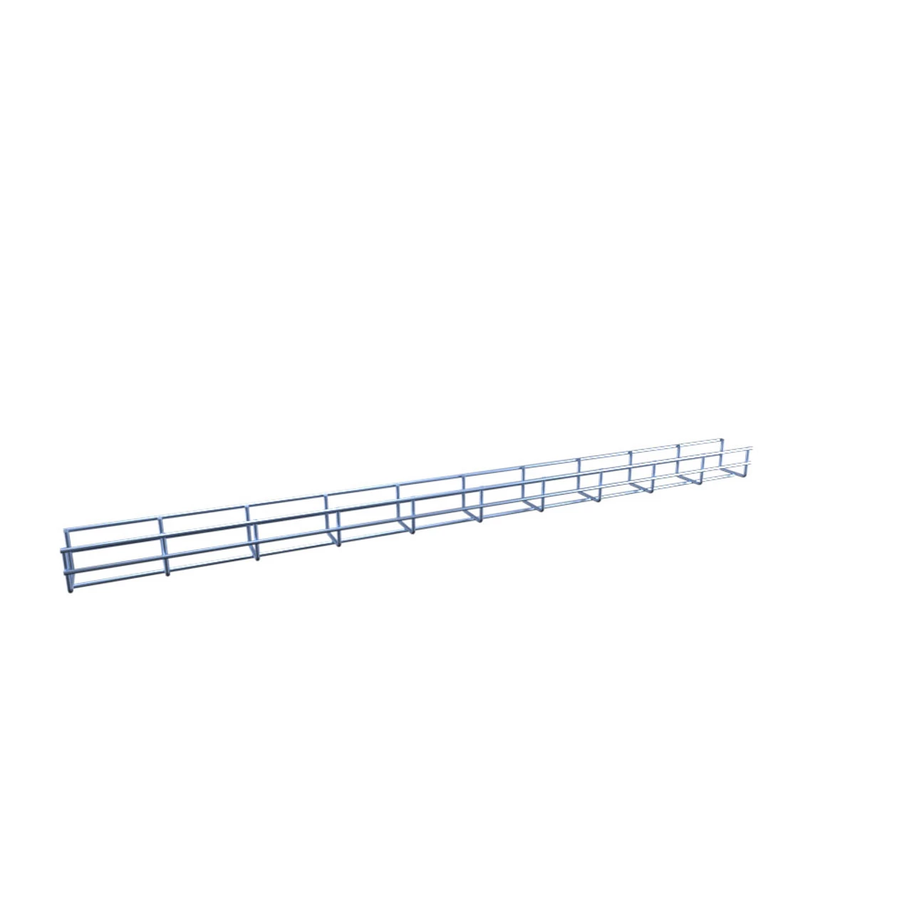 NavePoint Electro Zinc Plated Wire Mesh Cable Tray, 2"W X 1.97"D X 118.12"L , 8 Pack 5 NavePoint Electro Zinc Plated Wire Mesh Cable Tray, 2"W X 1.97"D X 118.12"L , 8 Pack - Image 3