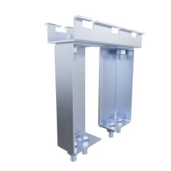 NavePoint Electro Zinc Plated 6" Wide Cabinet And Floor Stand -Server Cabinet Accessories 00406499 4 16983.1648679332
