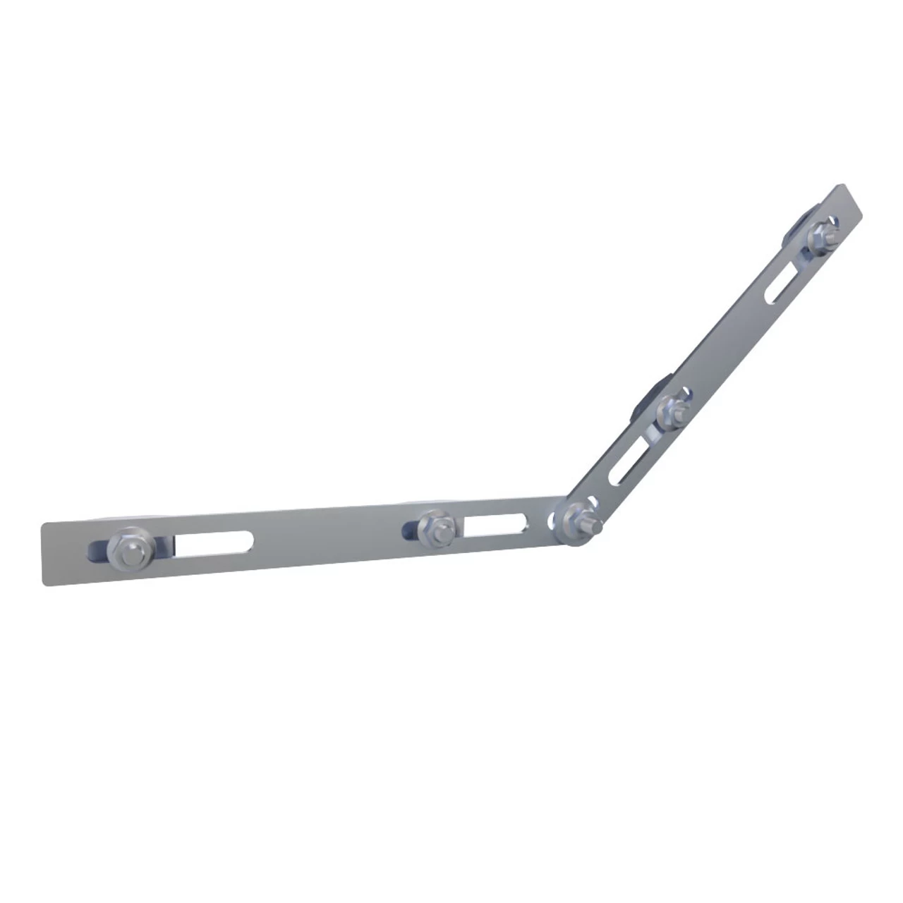 NavePoint 62/63" Electro Zinc Plated Wire Mesh Cable Tray Adjustable Connector- 4 Pack 5 NavePoint 62/63" Electro Zinc Plated Wire Mesh Cable Tray Adjustable Connector- 4 Pack - Image 3