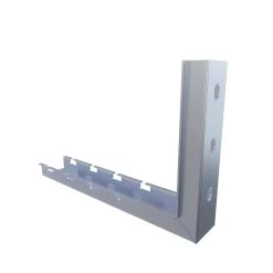 NavePoint 1 1/14" Electro Zinc Plated Wire Mesh Cable Tray L-Shaped Wall Bracket- 2 Pack 11 NavePoint 1 1/14" Electro Zinc Plated Wire Mesh Cable Tray L-Shaped Wall Bracket- 2 Pack -Server Cabinet Accessories 00406520 5 09231.1648679329