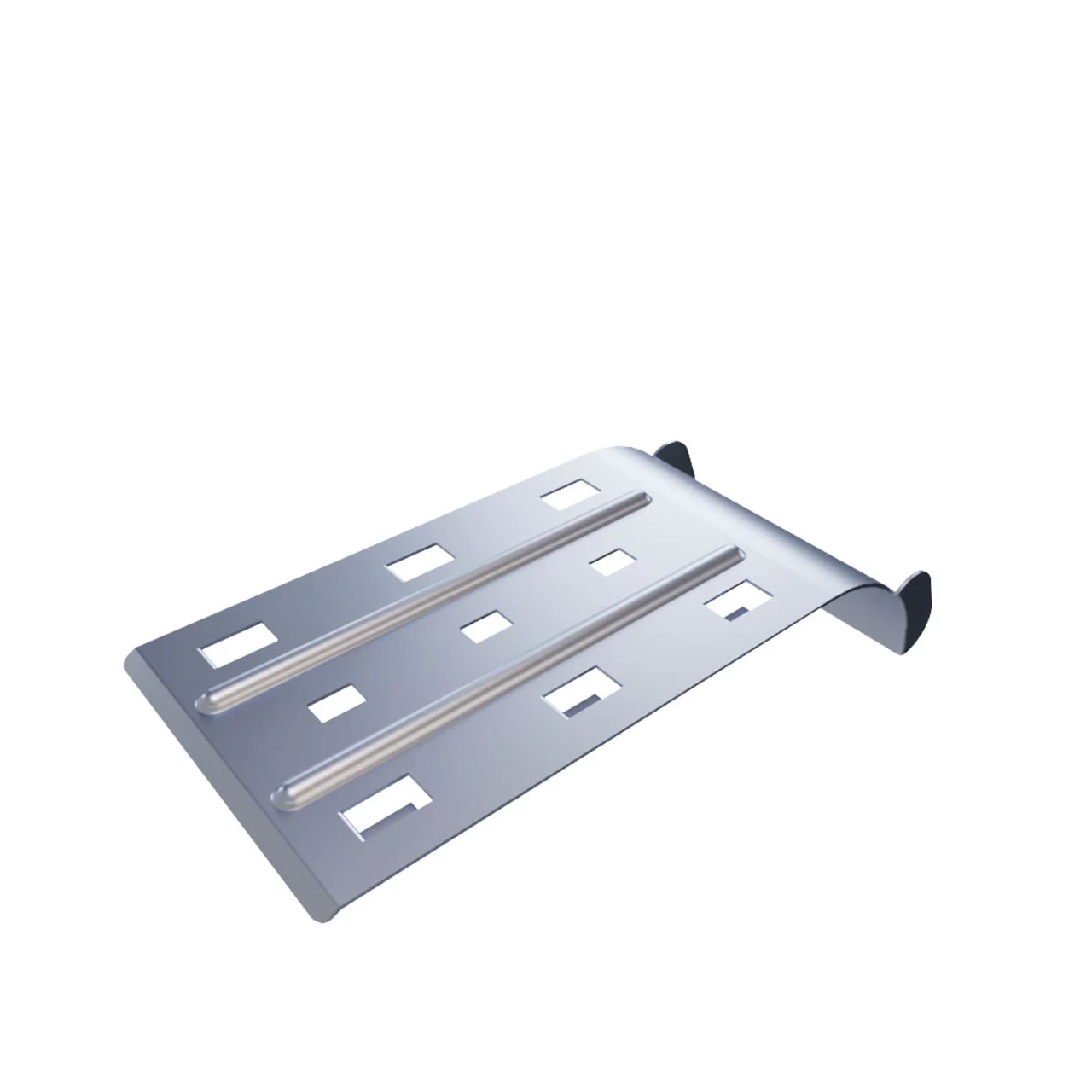 NavePoint 61/81" Electro Zinc Plated Wire Mesh Cable Tray Cable Guider- 2 Pack 4 NavePoint 61/81" Electro Zinc Plated Wire Mesh Cable Tray Cable Guider- 2 Pack - Image 2