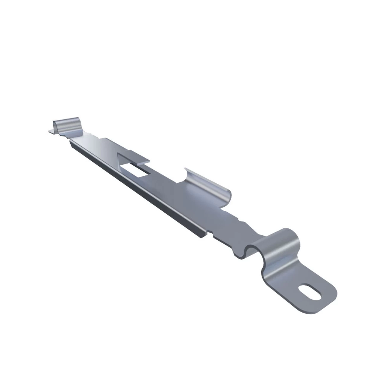 NavePoint 1 2/85" Electro Zinc Plated Wire Mesh Cable Tray Fast Fix Splicer- 2 Pack 4 NavePoint 1 2/85" Electro Zinc Plated Wire Mesh Cable Tray Fast Fix Splicer- 2 Pack - Image 2