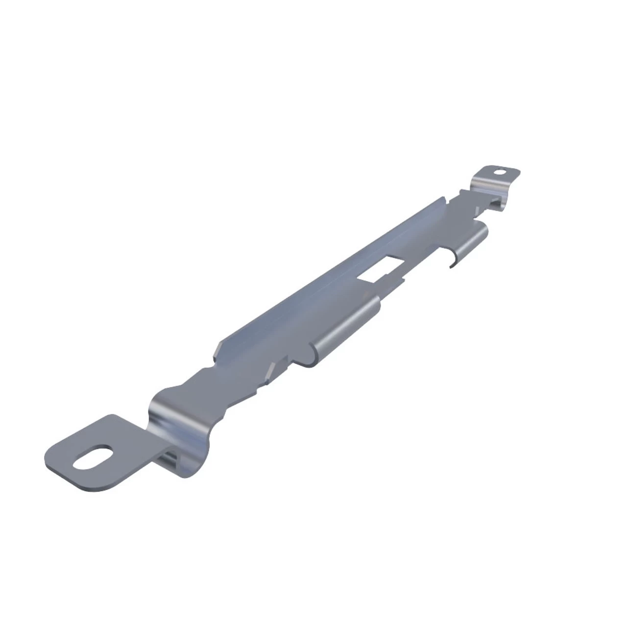 NavePoint 1 2/85" Electro Zinc Plated Wire Mesh Cable Tray Fast Fix Splicer- 2 Pack 6 NavePoint 1 2/85" Electro Zinc Plated Wire Mesh Cable Tray Fast Fix Splicer- 2 Pack - Image 4