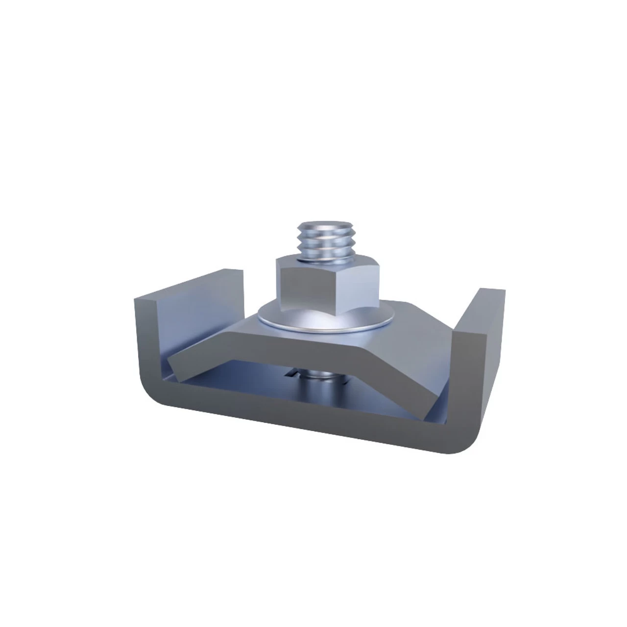 NavePoint 2/15" Electro Zinc Plated Wire Mesh Cable Tray Coupler- 12 Pack 4 NavePoint 2/15" Electro Zinc Plated Wire Mesh Cable Tray Coupler- 12 Pack - Image 2