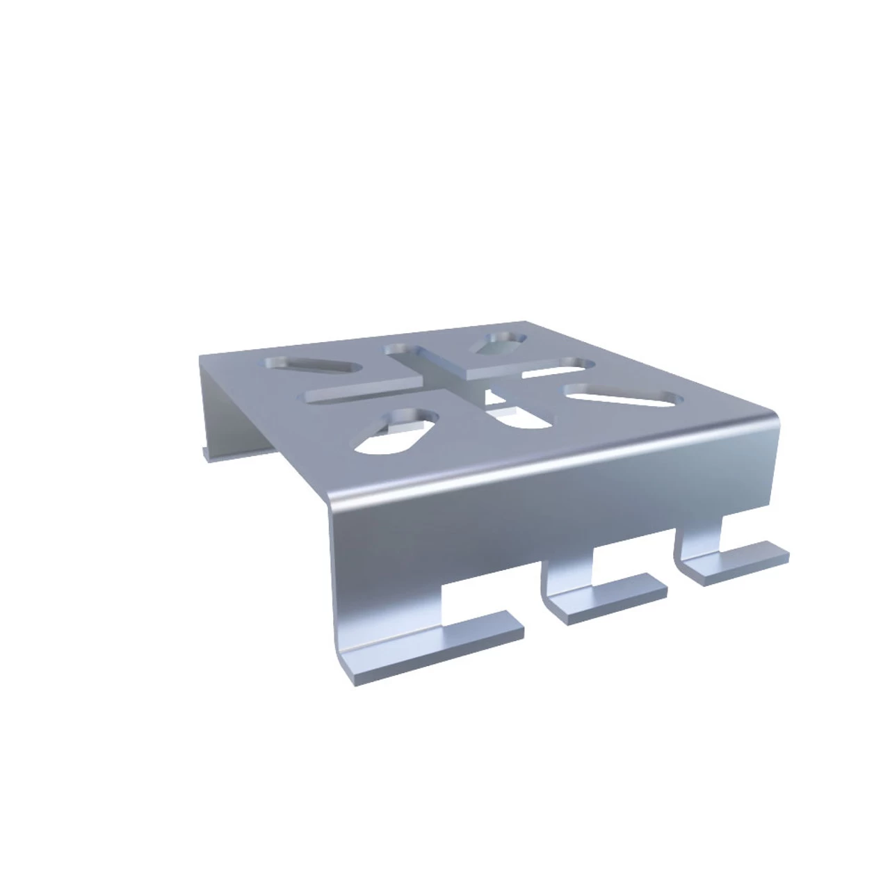 NavePoint 24/67" Electro Zinc Plated Wire Mesh Cable Tray Spider Bracket- 2 Pack 5 NavePoint 24/67" Electro Zinc Plated Wire Mesh Cable Tray Spider Bracket- 2 Pack - Image 3