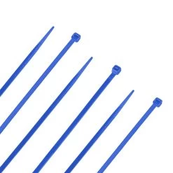 NavePoint 8 Inch Nylon Blue Cable Ties 18 Lbs 100 Pack -Server Cabinet Accessories 00406535 1 78811.1636142098