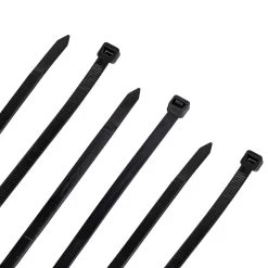 NavePoint 16 Inch Nylon Black Cable Ties 120 Lbs 100 Pack -Server Cabinet Accessories 00406546 1 25214.1636142101