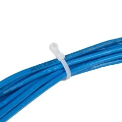 NavePoint 6 Inch Nylon White Cable Ties 40 Lbs 100 Pack -Server Cabinet Accessories 00406555 3 35289.1636142105