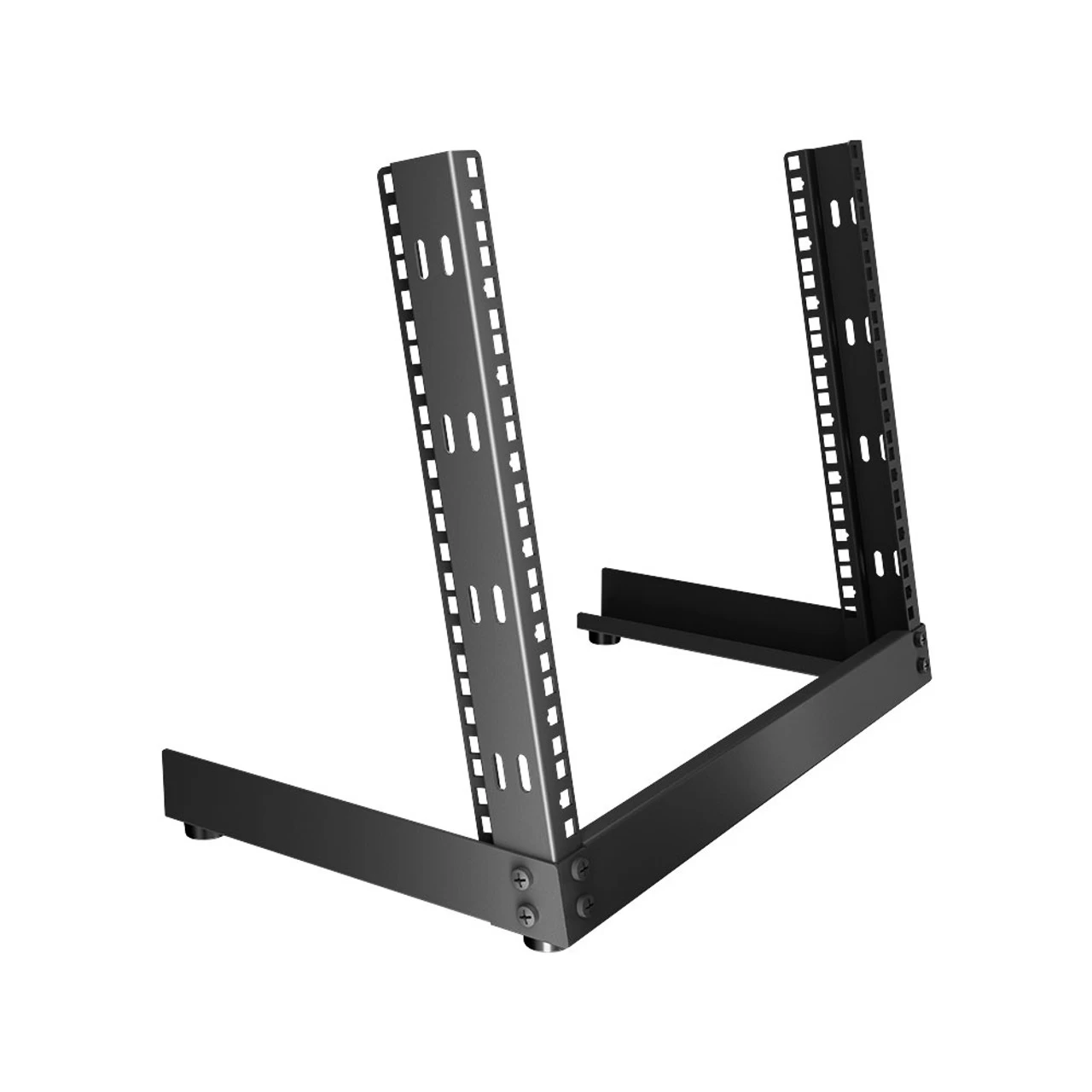 NavePoint 8U 2-Post Open Frame Desk Rack 4 NavePoint 8U 2-Post Open Frame Desk Rack - Image 2