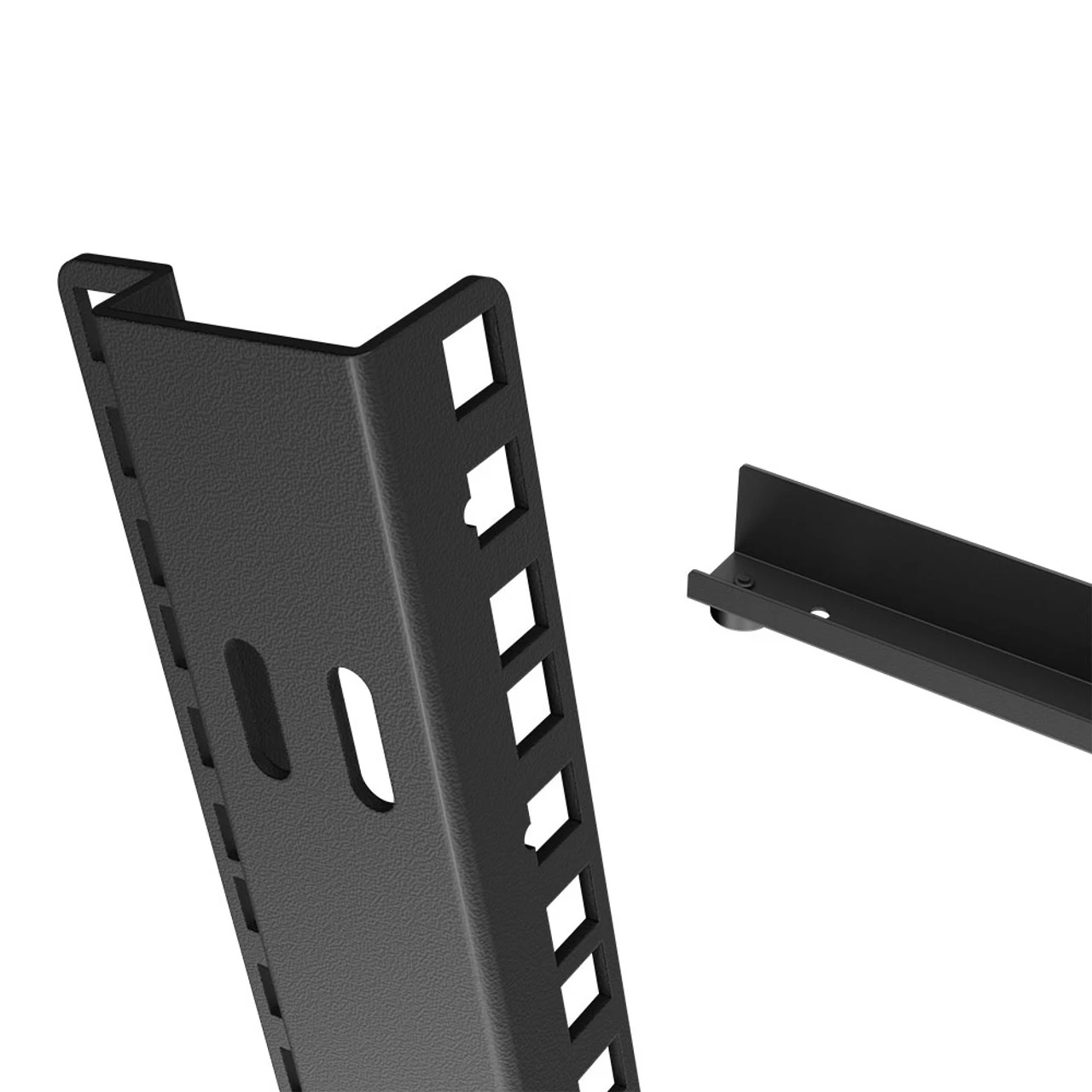 NavePoint 8U 2-Post Open Frame Desk Rack 5 NavePoint 8U 2-Post Open Frame Desk Rack - Image 3