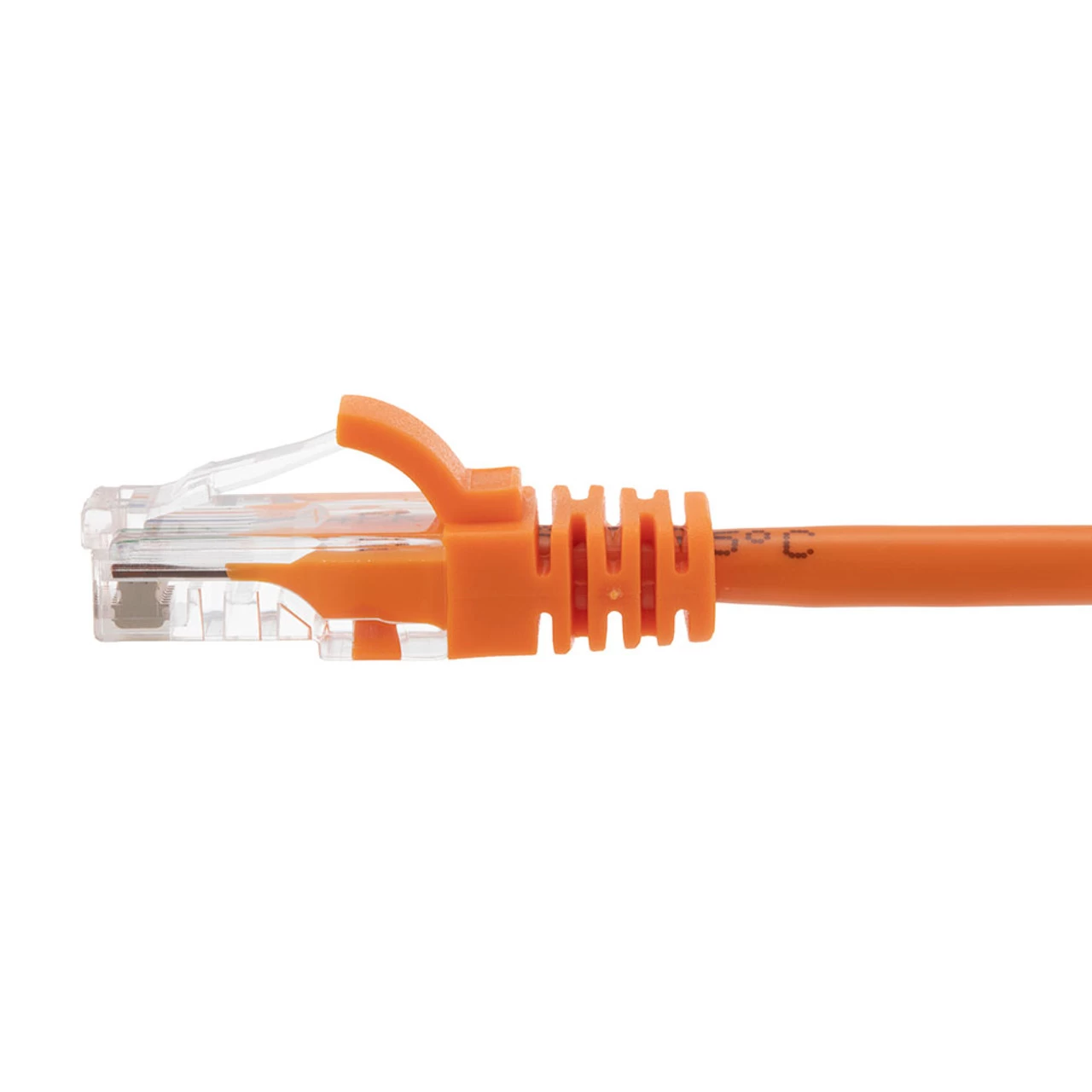 Ethernet Patch Cable CAT5E, UTP, 24AWG, 1 Ft, 10 Pack, Orange 4 Ethernet Patch Cable CAT5E, UTP, 24AWG, 1 Ft, 10 Pack, Orange - Image 2