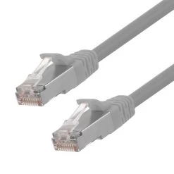 Ethernet Patch Cable CAT6, F/UTP, 26AWG, 10 Ft, 5 Pack, Gray