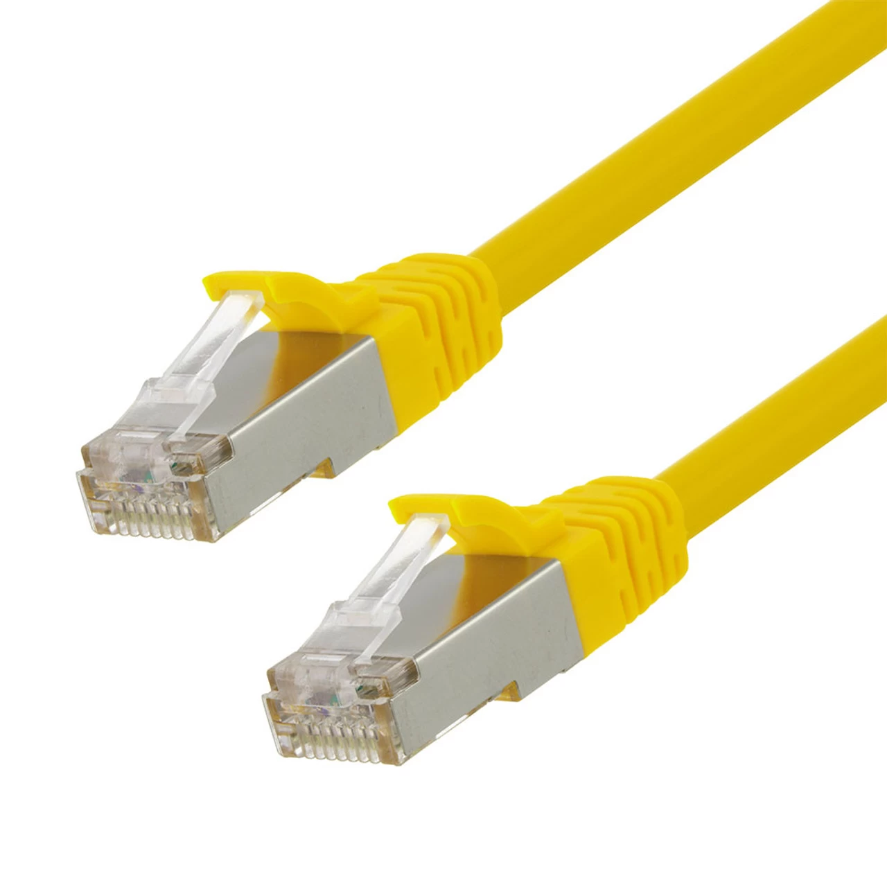 Ethernet Patch Cable CAT6, F/UTP, 26AWG, 2 Ft, 5 Pack, Yellow 3 Ethernet Patch Cable CAT6, F/UTP, 26AWG, 2 Ft, 5 Pack, Yellow