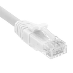 Ethernet Patch Cable CAT6, UTP, 24AWG, 2 Ft, 10 Pack, White -Server Cabinet Accessories 00406667 4 55230.1649947527