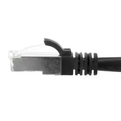 Ethernet Patch Cable CAT6A, S/FTP, 26AWG, 1 Ft, 5 Pack, Black -Server Cabinet Accessories 00406684 2 97811.1649947535