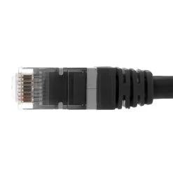 Ethernet Patch Cable CAT6A, S/FTP, 26AWG, 1 Ft, 5 Pack, Black -Server Cabinet Accessories 00406684 3 48733.1649947535
