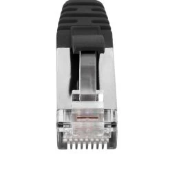 Ethernet Patch Cable CAT6A, S/FTP, 26AWG, 1 Ft, 5 Pack, Black -Server Cabinet Accessories 00406684 5 79804.1649947535