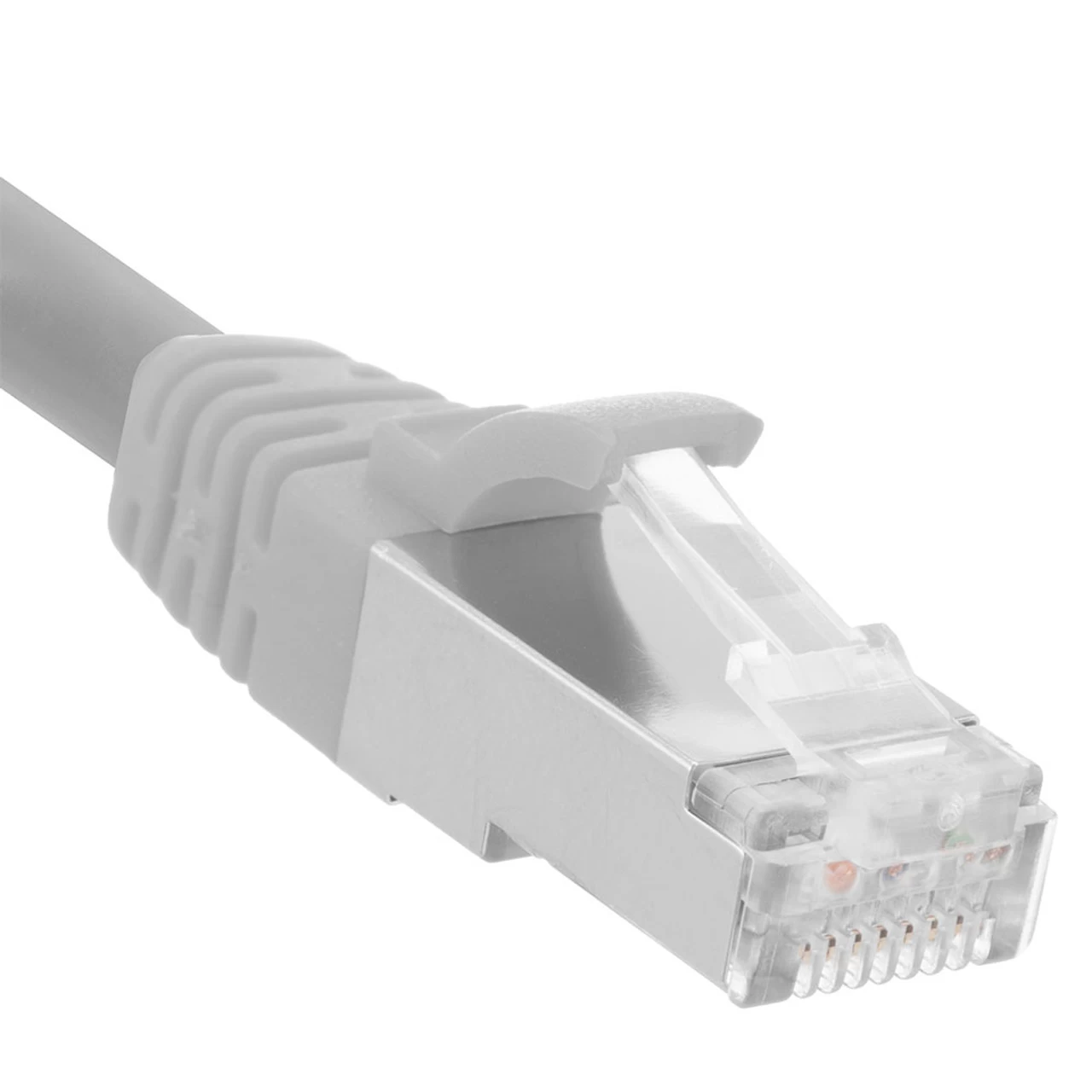 Ethernet Patch Cable CAT6A, S/FTP, 26AWG, 1 Ft, 5 Pack, Gray 6 Ethernet Patch Cable CAT6A, S/FTP, 26AWG, 1 Ft, 5 Pack, Gray - Image 4