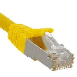 Ethernet Patch Cable CAT6A, S/FTP, 26AWG, 3 Ft, 5 Pack, Yellow -Server Cabinet Accessories 00406707 4 46178.1649947549