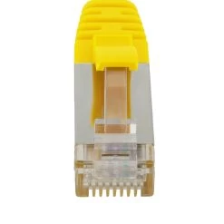 Ethernet Patch Cable CAT6A, S/FTP, 26AWG, 3 Ft, 5 Pack, Yellow -Server Cabinet Accessories 00406707 5 36376.1649947549