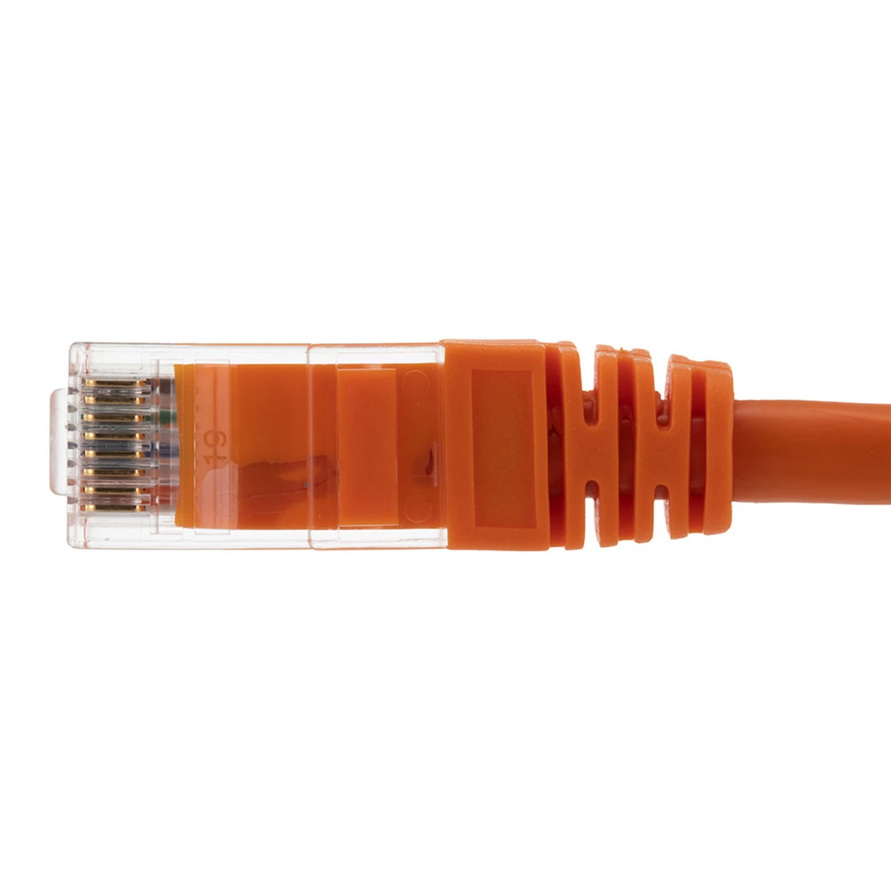Ethernet Patch Cable CAT6A, UTP, 24AWG, 1 Ft, 10 Pack, Orange 5 Ethernet Patch Cable CAT6A, UTP, 24AWG, 1 Ft, 10 Pack, Orange - Image 3