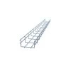 NavePoint Electro Zinc Plated Wire Mesh Cable Tray, 3.94"W X 1.97"D X 59.06"L , 2 Pack 2 NavePoint Electro Zinc Plated Wire Mesh Cable Tray, 3.94"W X 1.97"D X 59.06"L , 2 Pack -Server Cabinet Accessories 00406763 1 88377.1650996125