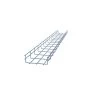 NavePoint Electro Zinc Plated Wire Mesh Cable Tray, 5.91"W X 1.97"D X 59.06"L , 2 Pack 2 NavePoint Electro Zinc Plated Wire Mesh Cable Tray, 5.91"W X 1.97"D X 59.06"L , 2 Pack -Server Cabinet Accessories 00406764 1 77151.1650996129