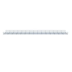NavePoint Electro Zinc Plated Wire Mesh Cable Tray, 7.88"W X 1.97"D X 59.06"L , 2 Pack -Server Cabinet Accessories 00406765 3 60951.1650996115